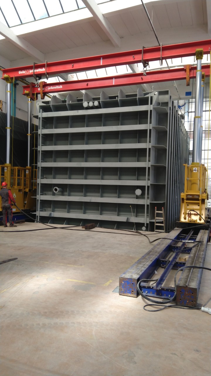 montaža peci Končar lokacija siemens Nurnberg
